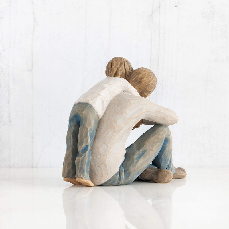 Willow Tree That's My Dad, My Favorite time is time with You, Shows Loving and Playful Relationship Between Father and Son, or Grandfather and Grandson or Brothers, Sculpted Hand-Painted Figure - Image 4
